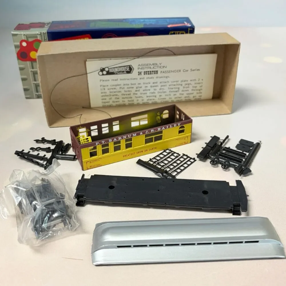 Roundhouse HO Barnum Bailey Circus 3785 3790 3795 Lot 3 Boxed Kits